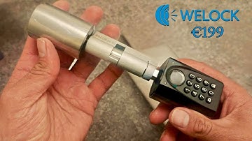 WELOCK Smart Lock Cylinder ToucA51 Fingerprint Door Lock with Keypad Unboxing