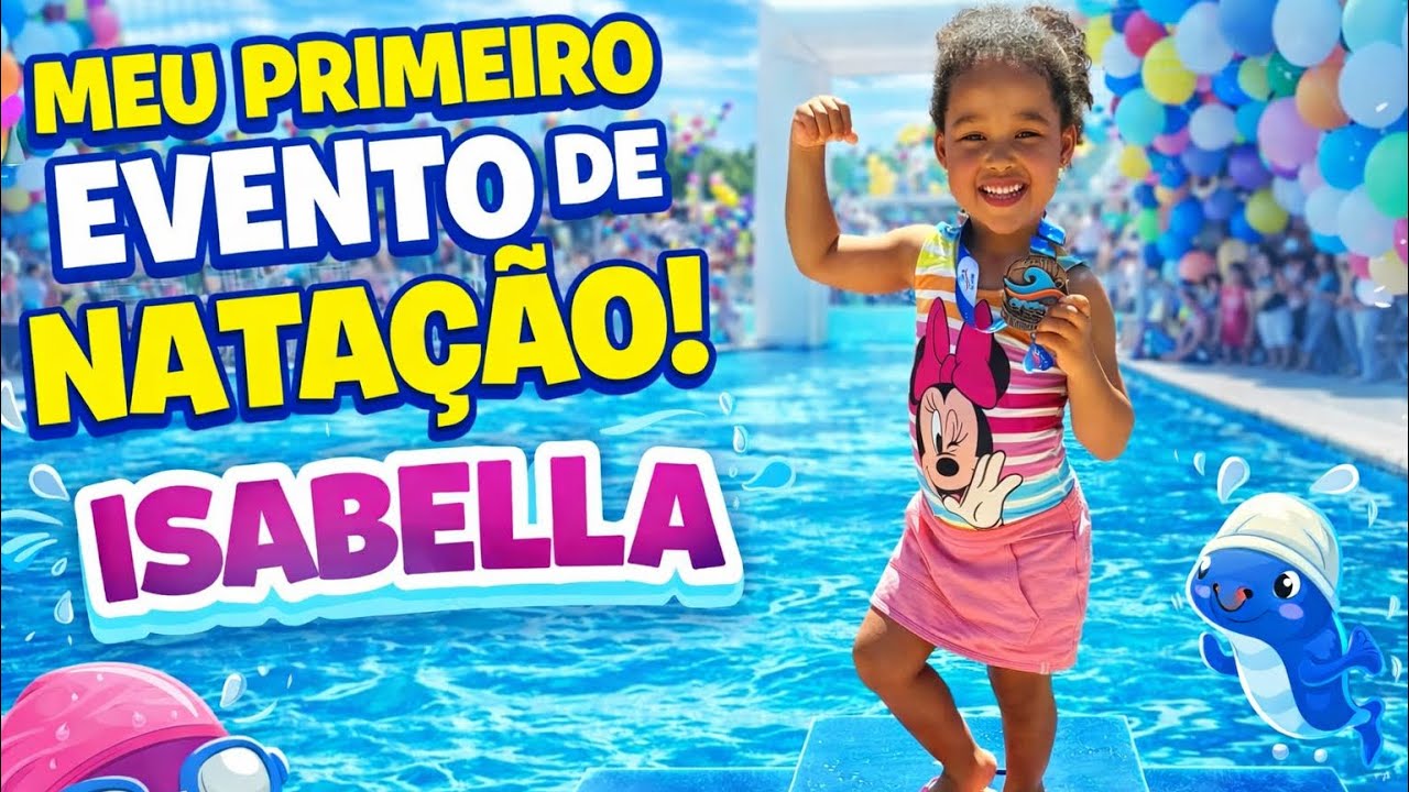 Primeiro evento de natação 