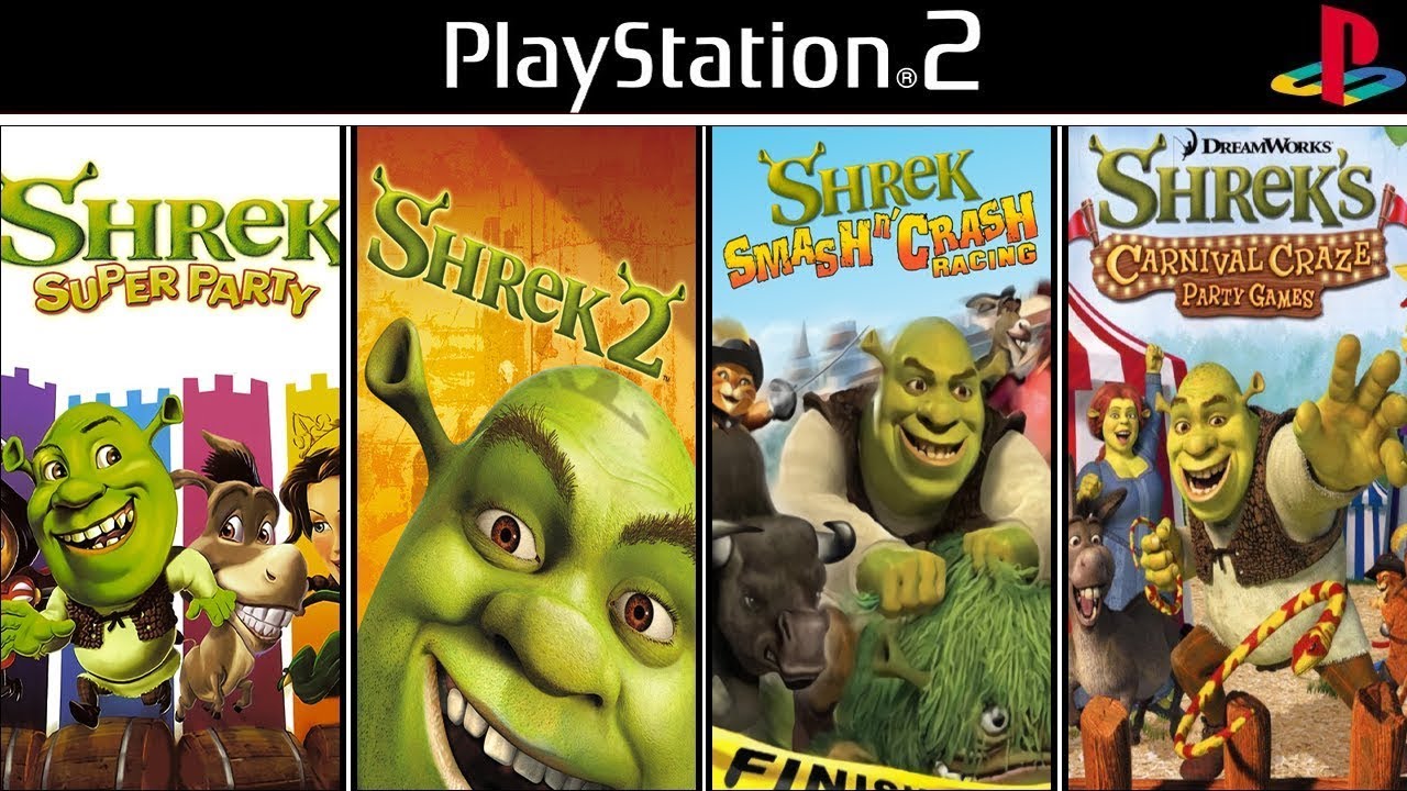 Shrek Games for PS2