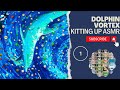 Dolphin vortex  diamond art club  1  diamond painting asmr kitting up no talk