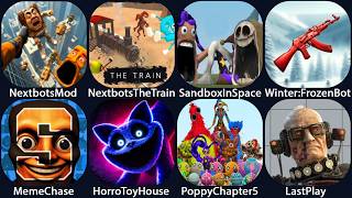NEXBOTS IN PLAYGROUND MOD NEW UPDATE VERSION 11.7.2,Sandbox in Space,MemeChase,Nextbots The Train...