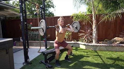 Front Rack Box Squat