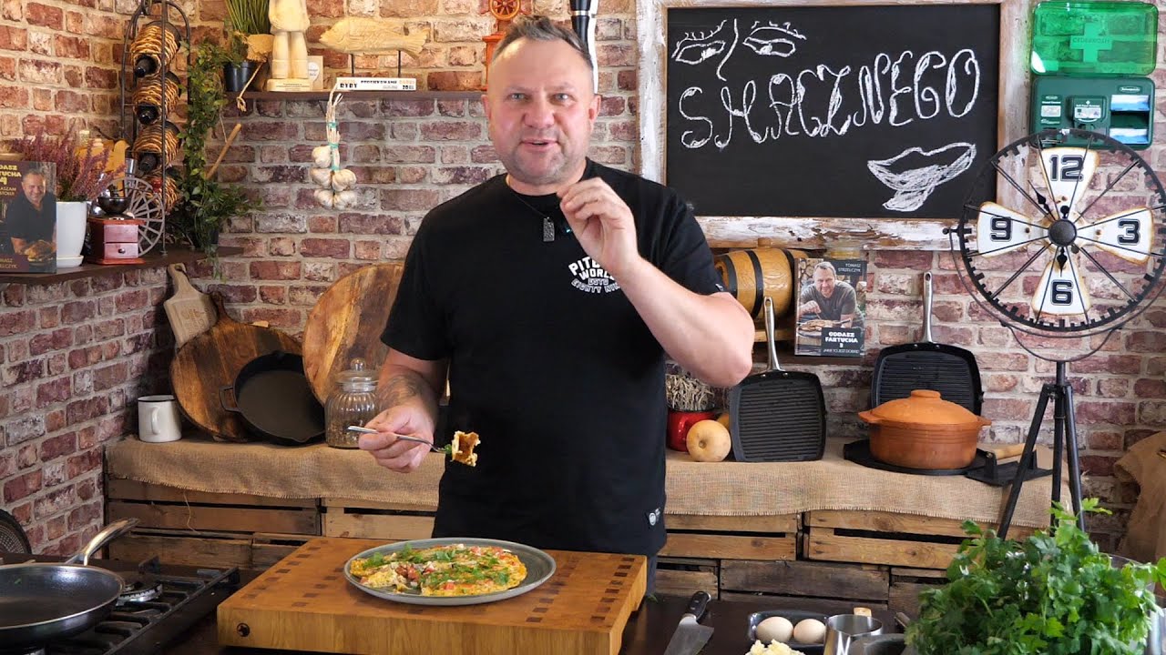 Śniadanie wczasowicza - cukinia jajka i pomidor / Oddaszfartucha