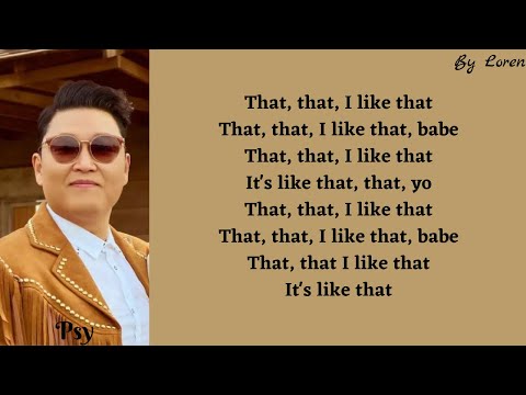 PSY (싸이) - That That (Prod. & Feat. SUGA of BTS) (Lyrics Rom/Eng)