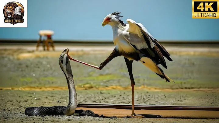 Secretary Bird vs. King Cobra – Who rules the savanna?