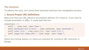 Fixing the Django Reverse for 