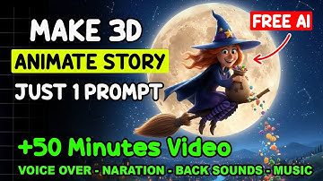 Bikin VIDEO 3D ANIMAS Dari 1 Prompt SajaI Menggunakan Tools AI Gratis durasi panjang