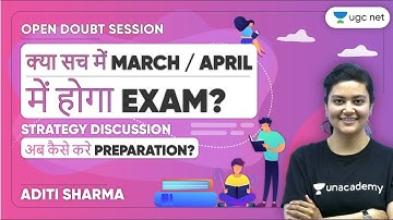 UGC NET/JRF 2021 | Open Doubt Session by Aditi Sharma | How to do Preparation ?