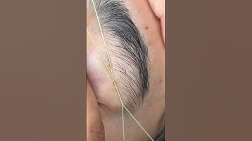 Eyebrow threading tutorial #eyebrowthreadingtutorial #shortvideo #shorts