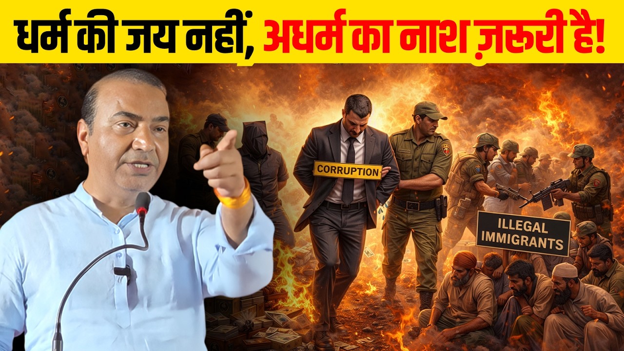 धर्म की जय नहीं, अधर्म का नाश ज़रूरी है...