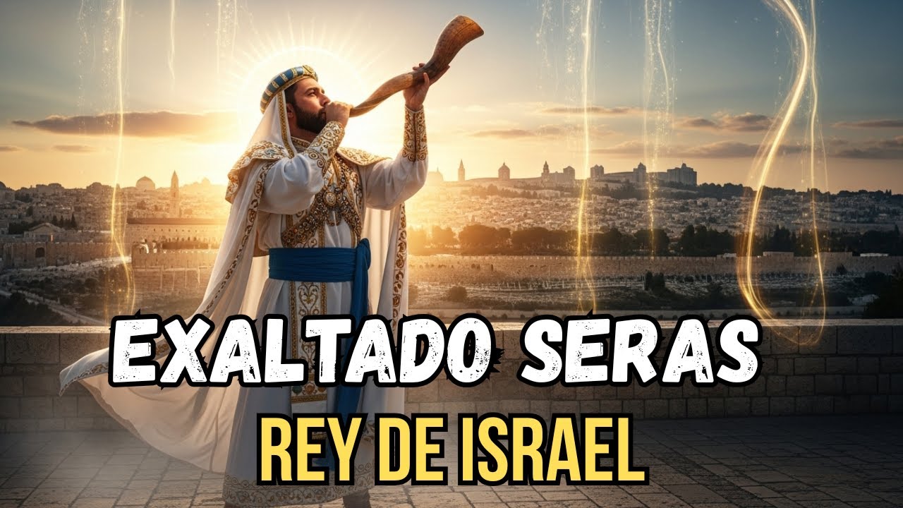 Exaltado sea el Rey de Israel | Adoración hebrea con júbilo, fuego y danza profética en Sión 🇮🇱