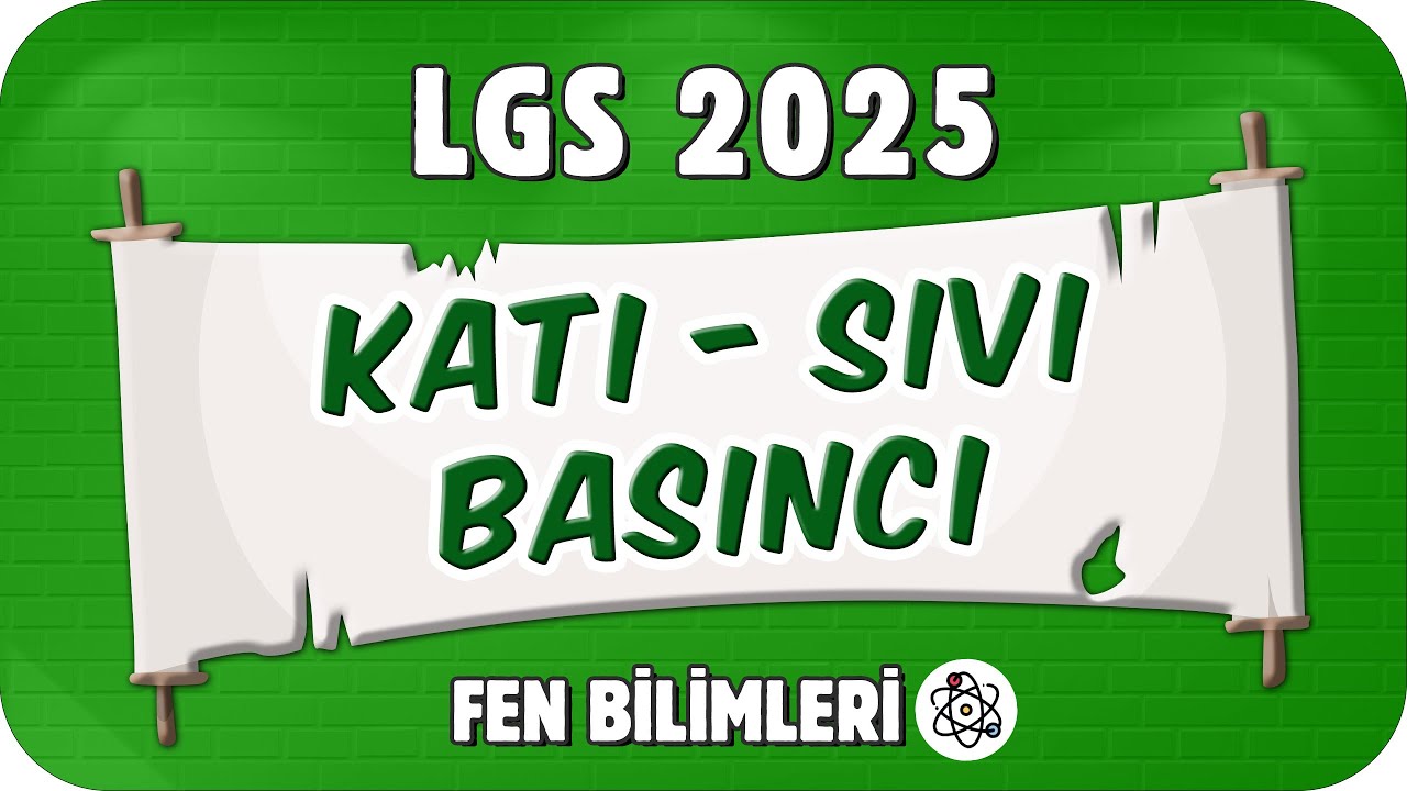 Katı - Sıvı Basıncı 📗 8. Sınıf Fen #2025LGS