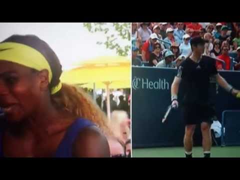 Andy Murray hears Serena talking about him