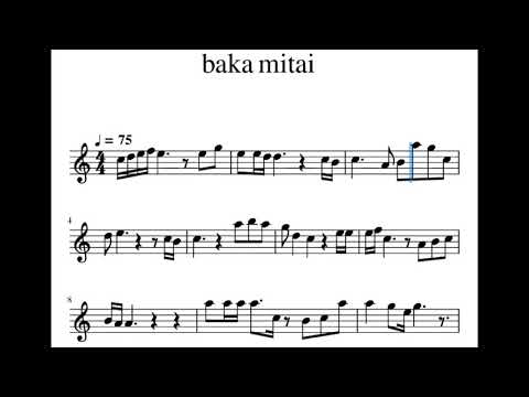 馬鹿みたい(Baka mitai) - piano solo Sheet music for Piano (Solo)