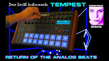 Dave Smith Tempest Return of the Analog Beats Drum Machine Synthesizer Rik Marston