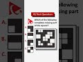 IQ Test: Which of the following completes the parts of the square?