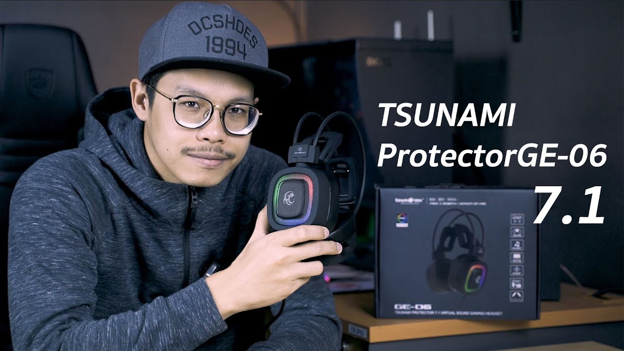 [Review] Tsunami Protector GE-06 หูฟัง 7.1 RGB ราคาน่ารัก