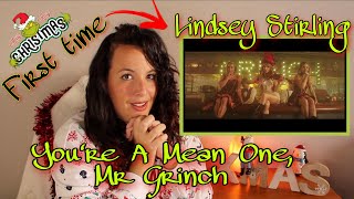 First Time Reacting To Lindsey Stirling Ft Sabrina Carpenter Youre A Mean One Mr Grinch 