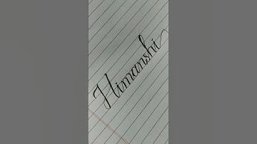 Himanshi name on demand♥ #shorts#ytshorts