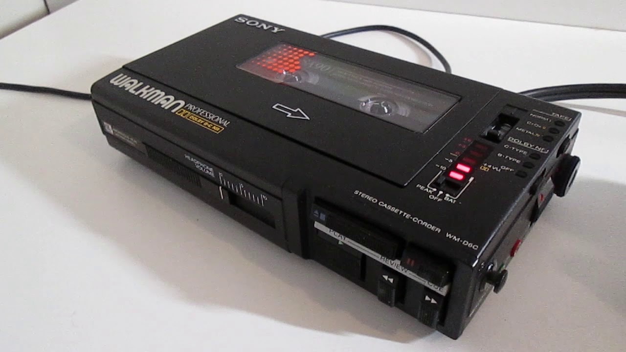 Vintage Sony Walkman WM-D6C Demo