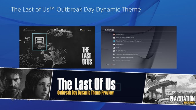 This free PS4 beach theme for The Last of Us Part II is