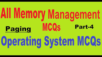 Operating system mcqs | memory management in operating system | mcqs fpsc ppsc| smart mcqs part 4