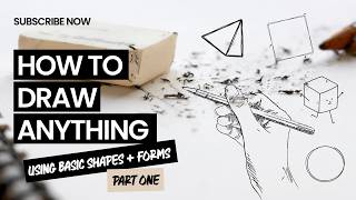 How to Draw Anything Using Basic Shapes & Forms | Part 1 ✏️