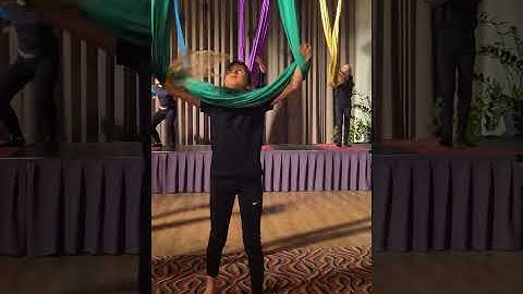 Sahar Maries Areal Acrobatics performance #aerial #arealyoga #acrobatics #arealacrobat