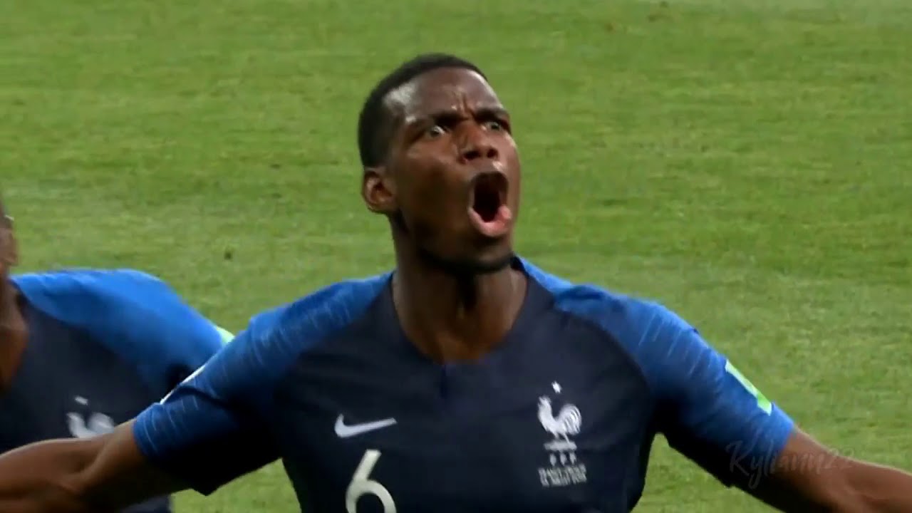 Paul Pogba vs Croatia World Cup 2018 Final HD 1080i   English Commentary