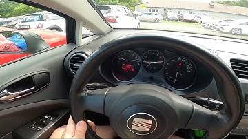 How to Reset Current Trip Data in Seat Leon II ( 2005 – 2012 ) - Clear Driving Info