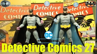 McFarlane DC Multiverse Batman & Platinum First Appearance Detective Comics #27 Comic Figure Review