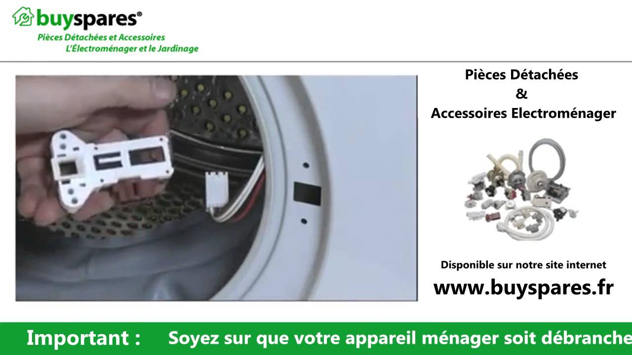 Lave-linge : comment changer la sécurité de porte ?