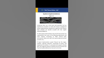 Video 3 of 3 On an Overview of Treasury