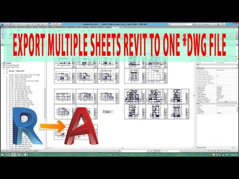 Revit KT Export nhiều SHEET REVIT sang cùng một file AutoCAD (2 cách)