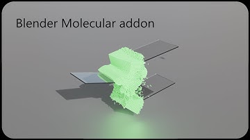 Molecular addon animations | Blender 2.9