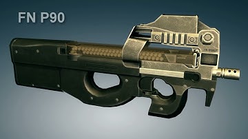 FN P90 submachine gun | 3dGun