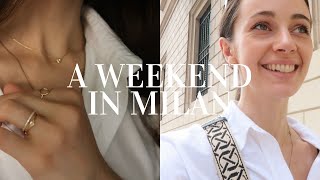 A WEEKEND IN MILAN | LINJER Sustainable Gold Jewellery Haul, Sempione Park | Kaija Love