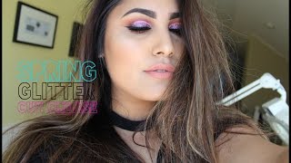 Spring Glitter Cut Crease Makeup Tutorial Jdguzmnmua