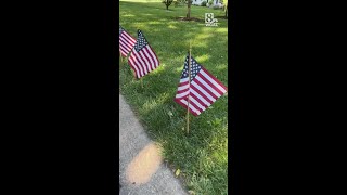 Thousands of American flags pay tribute to the fallen during Memorial Day weekend