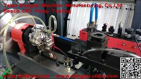 Test Bench  Cr825 Testing Bosch CP3 Pump