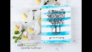 Unity Quick Tip: Masking Fluid Watercolor Splatter Stripes