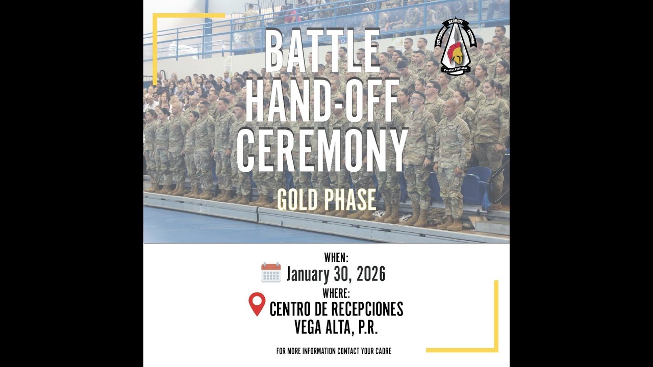 Battle Hand Off Ceremony - Vega Alta, P.R.