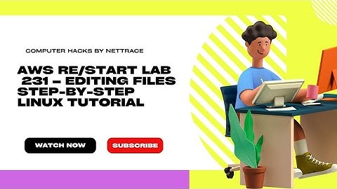 AWS re/Start Lab 231 – Editing Files | Step-by-Step Linux Tutorial