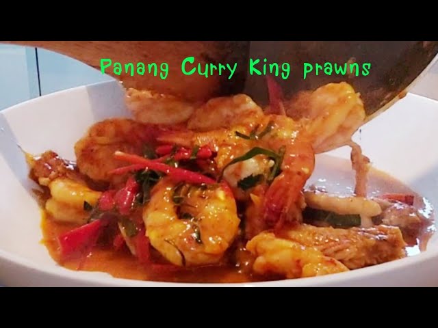 The Best Panang Curry King prawns Recipe