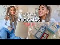 VLOGMAS DAY 14: skincare fridge Giveaway 2021, bts of filming content, &amp; pr box haul