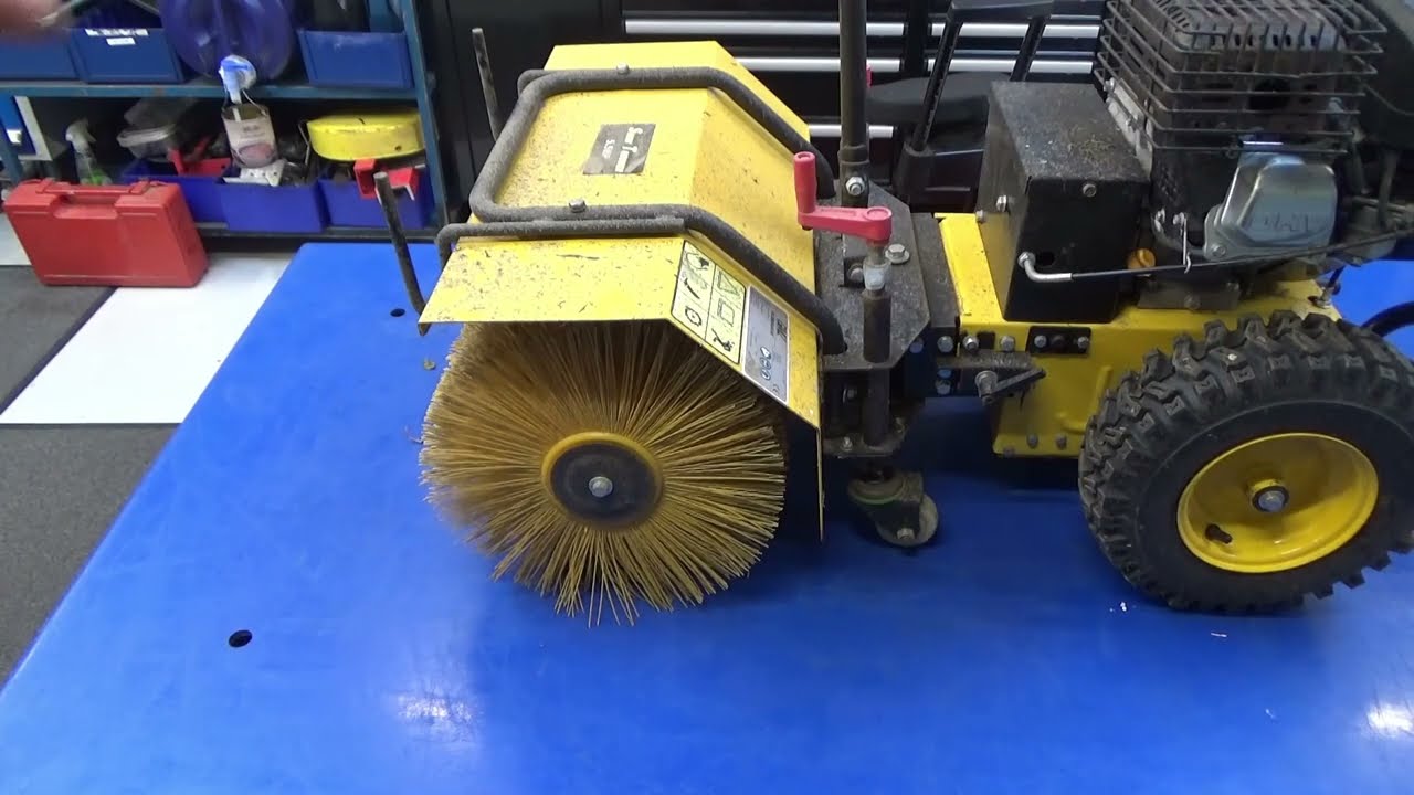 Fejemaskine hvor kosten ikke kører rundt