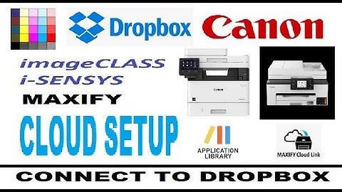 Scan to Dropbox with Canon multifunctional printer (laser MF or inkjet MAXIFY GX)