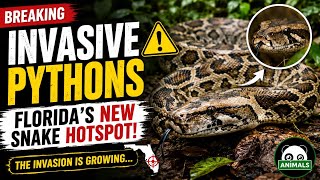 Florida's New Burmese Python Hotspot: Invasive Snakes Are Spreading Fast! 🐍.   #snavk_vireal_vvideo 