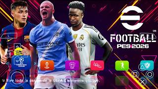 PES 2026 PPSSPP DOWNLOAD MEDIAFIRE BOMBA PATCH 2026 EFOOTBALL 2026 PPSSPP DOWNLOAD MEDIAFIRE