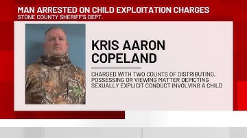 Man arrested on child exploitation charges